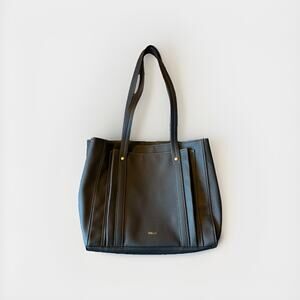 Relic Black Faux Leather Tote Shoulder Bag Work Purse Organizer